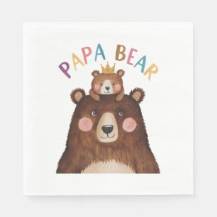 Papa Bear Serviette