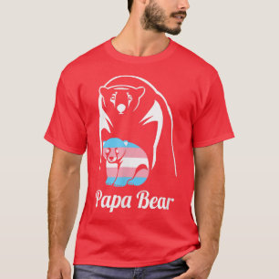 Papa Bear Transgender Vater Trans Child LGBT Trans T-Shirt