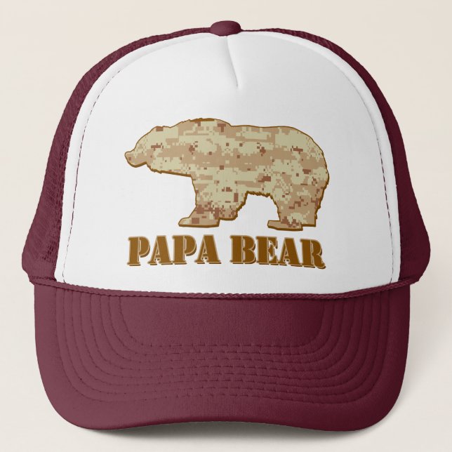 PAPA-BEAR TRUCKERKAPPE (Vorderseite)