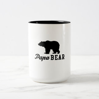 Papa Bear Zweifarbige Tasse