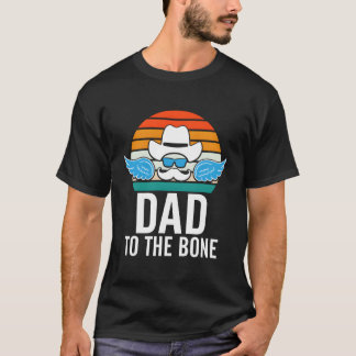 Papa bis auf die Knochen Eltern Familie Mama Papa T-Shirt
