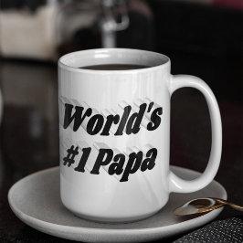 Papa Black Halbtext Riesenkaffee Tasse