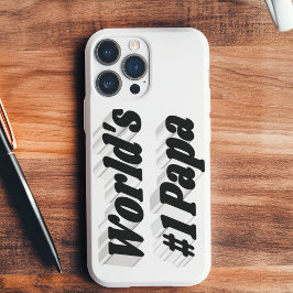 Papa Black Text iPhone Case iPhone 11Pro Max Hülle