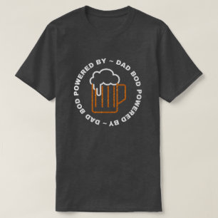 Papa Bod Poussé Par T-Shirt Parties scintillant Bi