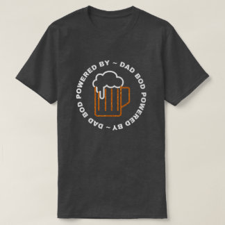 Papa Bod Poussé Par T-Shirt Parties scintillant Bi