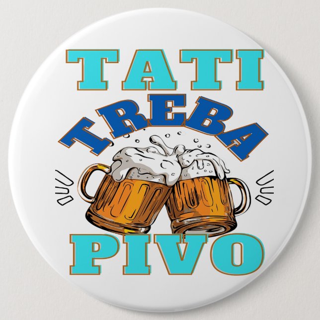 Papa braucht Bier Button (Vorderseite)