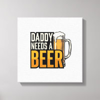 Papa braucht ein Bier Vintage Gravur Shirt Design_