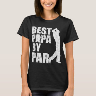 Papa By Par Funny Golf Vatertag Großvater G T-Shirt