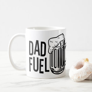 Papa Carburant Fête des pères noire café Mug