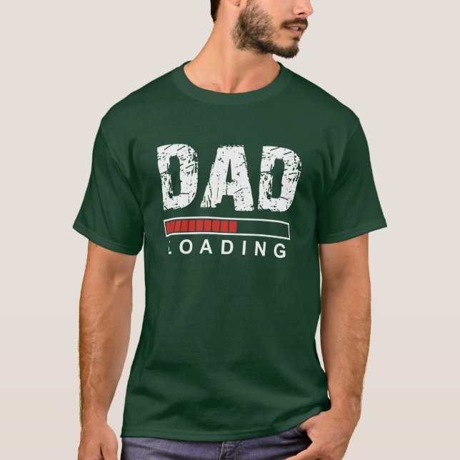 Papa Charger Funny Green t-shirt pour que le père  (Devant)