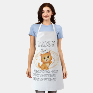 Papa Chat Miaou Spirale - Tablier