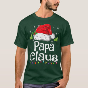 Papa Claus Shirt Weihnachts Pajama Familienmatte