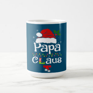 Papa Claus Shirt Weihnachts Pajama Familienmatte Kaffeetasse