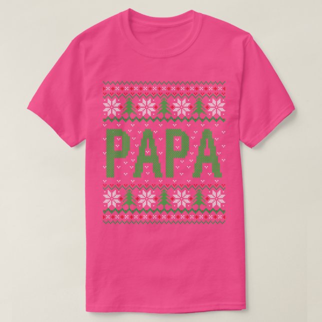 Papa claus T-Shirt (Design vorne)