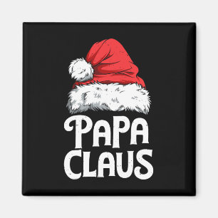 Papa Claus Weihnachten Vater Santa Family Matching Magnet