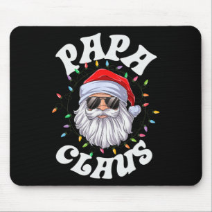Papa Claus Weihnachts Vater Familie Matching Paj Mousepad