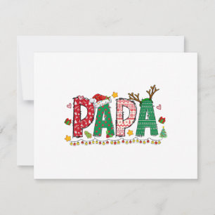 Papa Claus Weihnachtslicht-Pyjama-Familien-Matchin