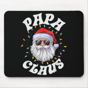 Papa Claus Weihnachtsmann Papa Familie passende Py Mousepad