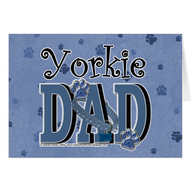 PAPA de Yorkie (Devant horizontal)