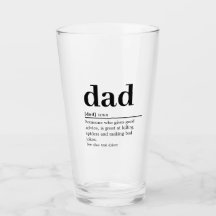 Papa Définition Verre de bière