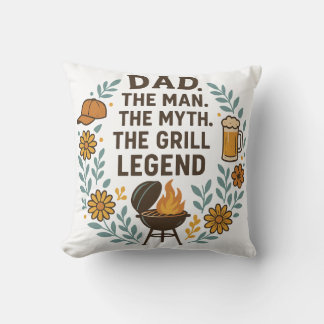 Papa, der Grill-Legende – Lustiges BBQ-Geschenk-Sh Kissen