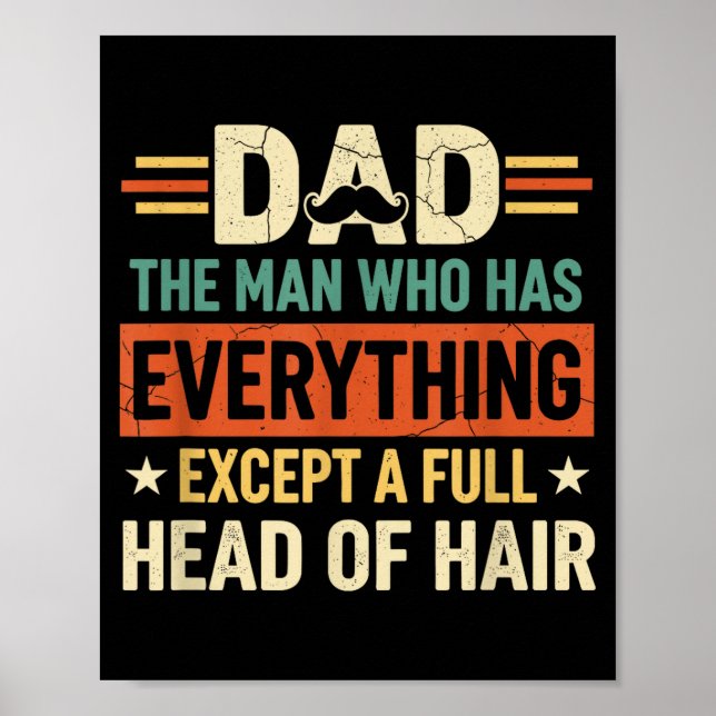 Papa, der Mann, der alles hat, außer einer vollen  Poster (Vorne)