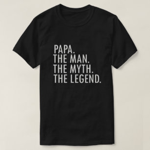 Papa der Mann der Mythos das Legenden-lustige T-Shirt