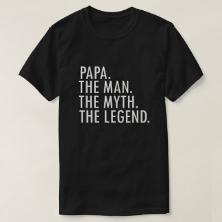 Papa der Mann der Mythos das Legenden-lustige T-Shirt