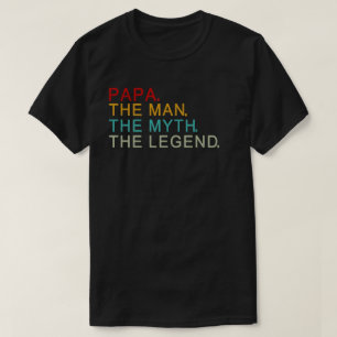Papa der Mann der Mythos der Legende T-Shirt