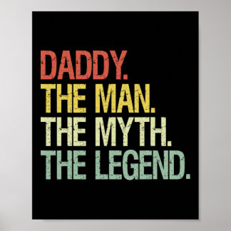 Papa der Mann, der Mythos, die legendären Väter ge Poster