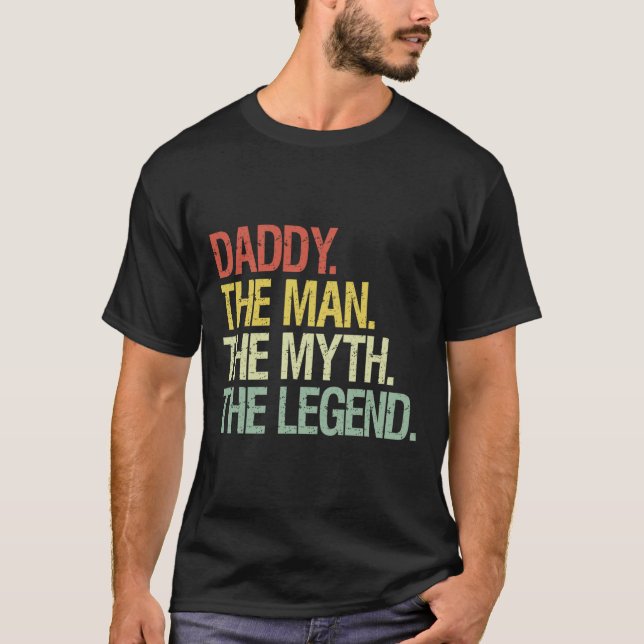 Papa der Mann, der Mythos, die legendären Väter ge T-Shirt (Vorderseite)