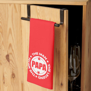 Papa. Der Mann. Der Mythos. Die Legende. Geschirrtuch