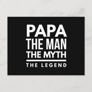 Papa Der Mann Der Mythos Die Legende Postkarte