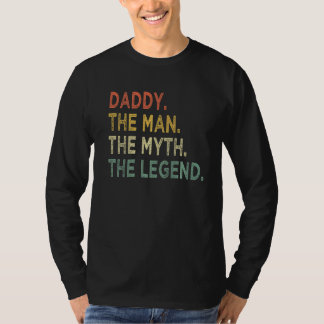 Papa der Mann der Mythos Legende Vater des Vaters  T-Shirt