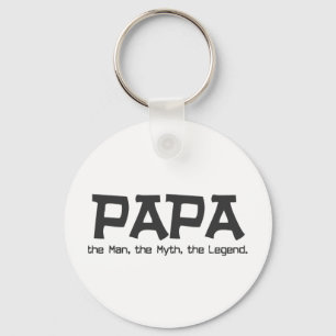 Papa Der Mensch der Mythos der Legende Schlüsselanhänger
