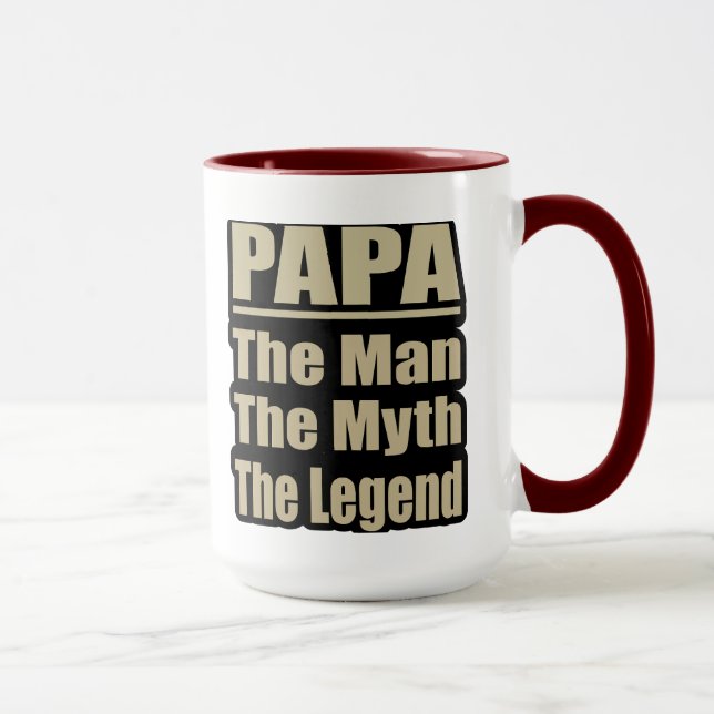 Papa Der Mensch der Mythos Die Tasse des Vaters (Rechts)