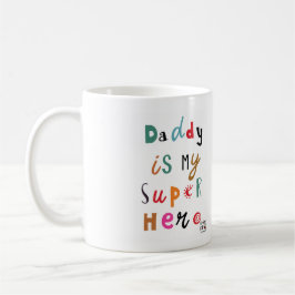 Papa der Superheld Kaffeetasse