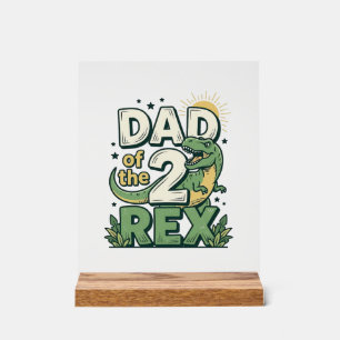 Papa des 2 Rex Chemise de conception de père de di