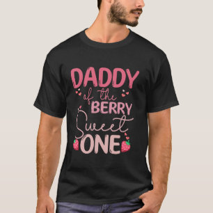 Papa des Berry Sweet One Strawberry First Birt T-Shirt