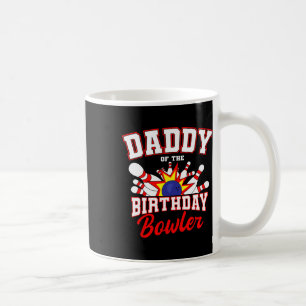 Papa des Geburtstags Bowler Bday Bowling Party Ce Kaffeetasse