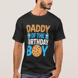 Papa des Geburtstagskindes Milch und Kekse 1. Geb T-Shirt