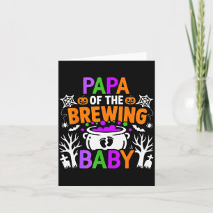 Papa des heranwachsenden Babys Halloween-Kostüm Karte