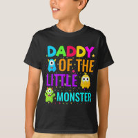 Papa des kleinen Monsters Geburtstagsfamilie Monst