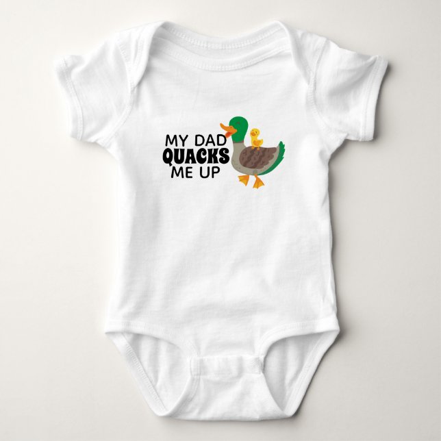 Papa des Vaters Pub mein Vater quetscht mich auf B Baby Strampler (Vorderseite)