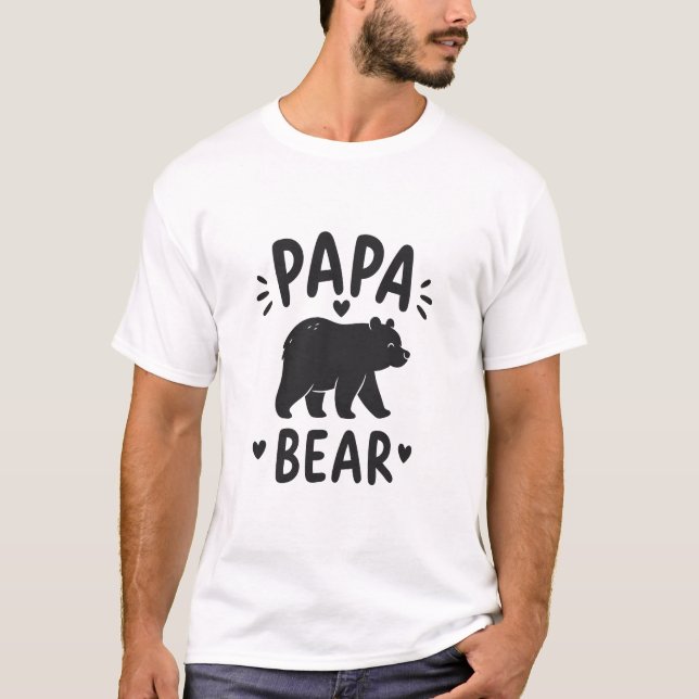 Papa Design T-Shirt (Vorderseite)