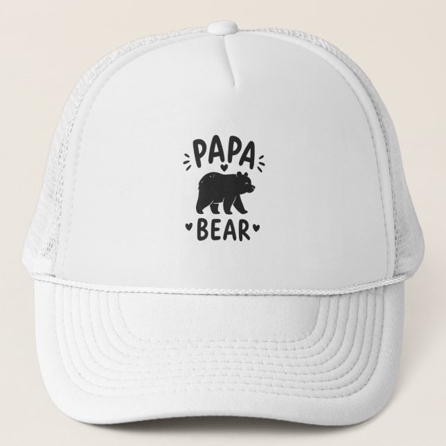 Papa Design Truckerkappe (Vorderseite)