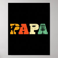 Papa Disc Golf Liebhaber Frisbee Golf spielender V