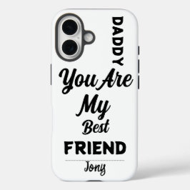 Papa, du bist mein bester Freund - herzliches Zita iPhone 16 Hülle