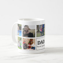 Papa, du bist meine Welt, individuelle Fotocollage