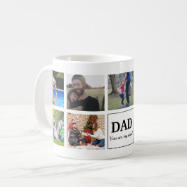 Papa, du bist meine Welt, individuelle Fotocollage Kaffeetasse